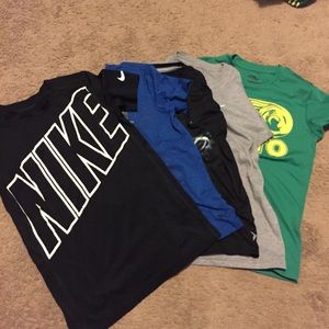 Boys Size 8 lot dri-fit/ active t-shirts - EUC